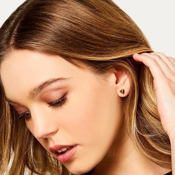 Michael Kors LOGO Heart Stud 3 Pair Set Earrings - Picture 2 of 8